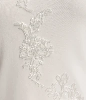 Donna Karan Beaded Halter Sleeveless Top