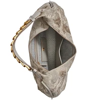 Donna Karan Bellmore Floral Slouchy Shoulder Bag