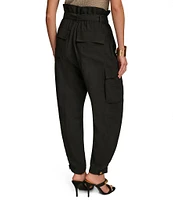 Donna Karan Belted High Rise Cargo Pants