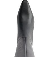 Donna Karan Clari Tall Leather Buckle Boots