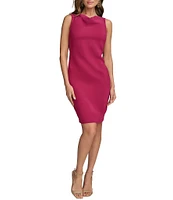 Donna Karan Cowl Neck Sleeveless Slip Dress