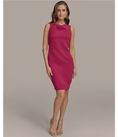 Donna Karan Cowl Neck Sleeveless Slip Dress