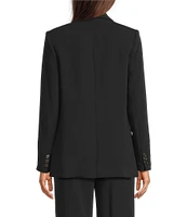 Donna Karan Crepe One button Cargo Jacket