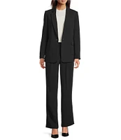 Donna Karan Crepe One button Cargo Jacket