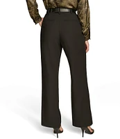 Donna Karan Crop Wide Leg Chain Belt Pant