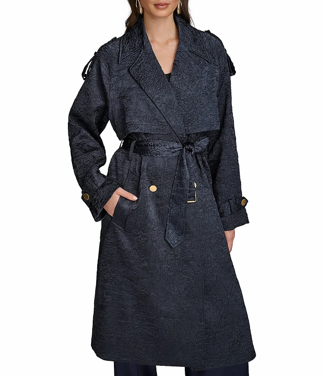 Sam Edelman Gina Notch Lapel Convertible Trench Jacket Brazos Mall