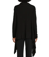 Donna Karan Drape Open Front Cardigan