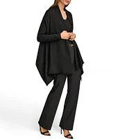 Donna Karan Drape Open Front Cardigan