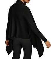 Donna Karan Drape Open Front Cardigan