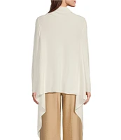 Donna Karan Drape Open Front Cardigan