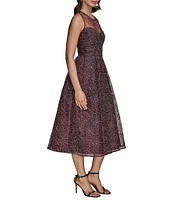 Donna Karan Embellished Sequin Midi Dress