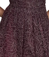 Donna Karan Embellished Sequin Midi Dress
