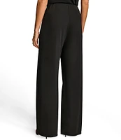 Donna Karan Flat Front Wide Leg Pants