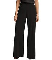 Donna Karan Flat Front Wide Leg Pants