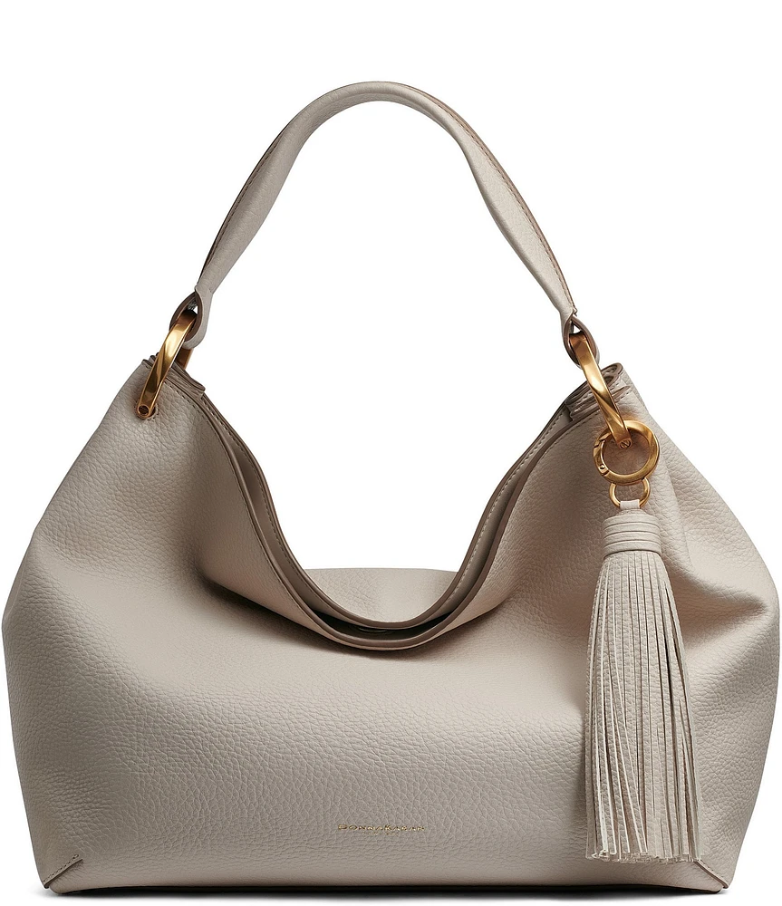 Donna Karan Glenwood Tassel Slouchy Shoulder Bag