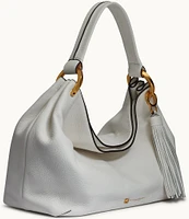 Donna Karan Glenwood Tassel Slouchy Shoulder Bag