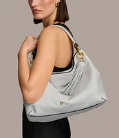 Donna Karan Glenwood Tassel Slouchy Shoulder Bag