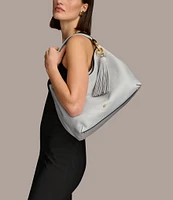 Donna Karan Glenwood Tassel Slouchy Shoulder Bag