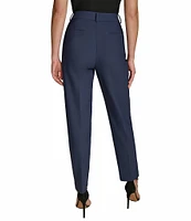 Donna Karan High-Rise Slim Leg Ankle Length Pant