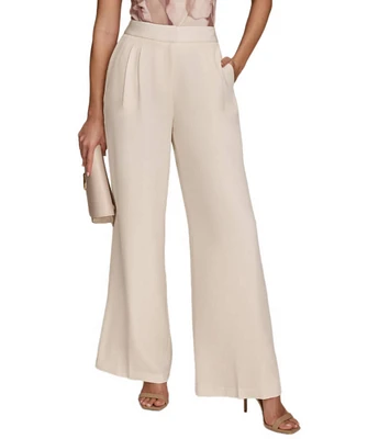 Donna Karan High-Rise Wide Leg Pant