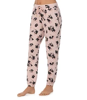 Donna Karan Jersey Knit Floral Coordinating Lounge Jogger