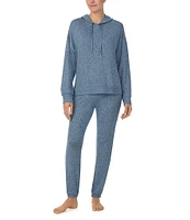 Donna Karan Knit Long Sleeve Coordinating Lounge Hoodie