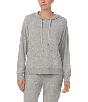 Donna Karan Knit Long Sleeve Coordinating Lounge Hoodie