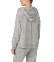 Donna Karan Knit Long Sleeve Coordinating Lounge Hoodie