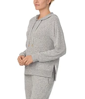 Donna Karan Knit Long Sleeve Coordinating Lounge Hoodie