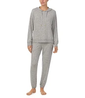 Donna Karan Knit Long Sleeve Coordinating Lounge Hoodie