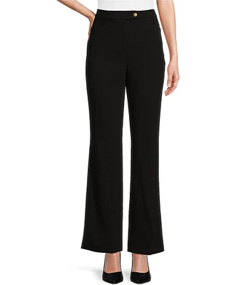 Donna Karan Knit Mid Rise Bootcut Pants