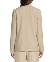 Donna Karan Notch Collar Long Sleeve Coordinating Jacket