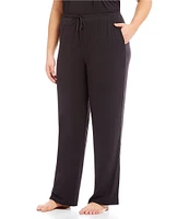 Donna Karan Plus Size Jersey Knit Sleep Pant