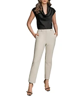 Donna Karan Ponte Straight Leg Pants