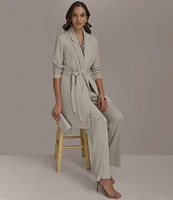 Donna Karan Pull On Relaxed Fit Knit Pants