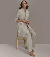 Donna Karan Pull On Relaxed Fit Knit Pants