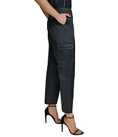 Donna Karan Satin Cargo Pant