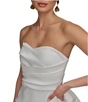 Donna Karan Sweetheart Neck Bow Sheath Dress