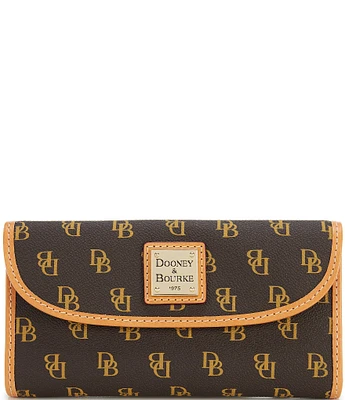 Dooney & Bourke Blakely Collection Signature Logo Continental Clutch Wallet