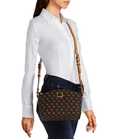 Dooney & Bourke Blakely Collection Penny Brown Signature Logo Crossbody Bag