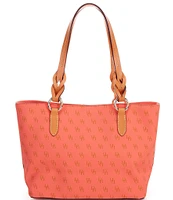 Dooney & Bourke Blakely Collection Small Signature Logo Tammy Magnetic Snap Tote Bag