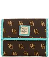 Dooney & Bourke Blakely Signature Logo Small Flap Wallet
