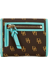 Dooney & Bourke Blakely Signature Logo Small Flap Wallet