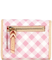 Dooney & Bourke Gingham Small Flap Credit Card Wallet
