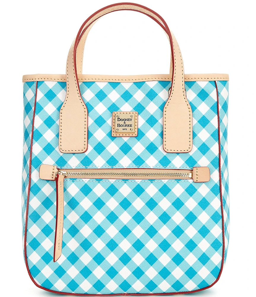 Dooney & Bourke Gingham Small Handle Tote Bag