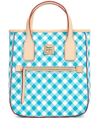 Dooney & Bourke Gingham Small Handle Tote Bag