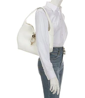 Dooney & Bourke Lucca Collection Logo Lock Slouchy Hobo Shoulder Bag