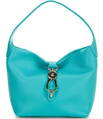 Dooney & Bourke Lucca Collection Logo Lock Slouchy Hobo Shoulder Bag