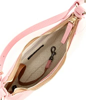 Dooney & Bourke Lucca Pebbled Leather Hobo Baguette Shoulder Bag