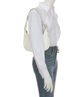 Dooney & Bourke Lucca Pebbled Leather Hobo Baguette Shoulder Bag